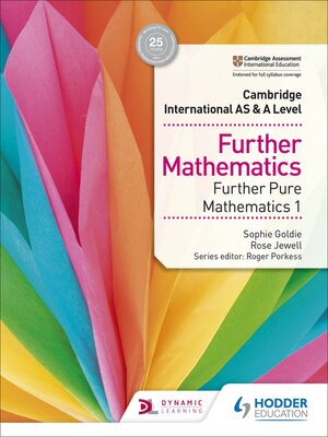 cover image of Cambridge International AS & a Level Further Mathematics Further Pure Mathematics 1